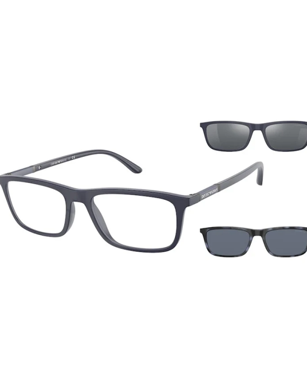 EMPORIO ARMANI Очила за сонце + 2 CLIP ON dodatka 0EA4160 50881W 55