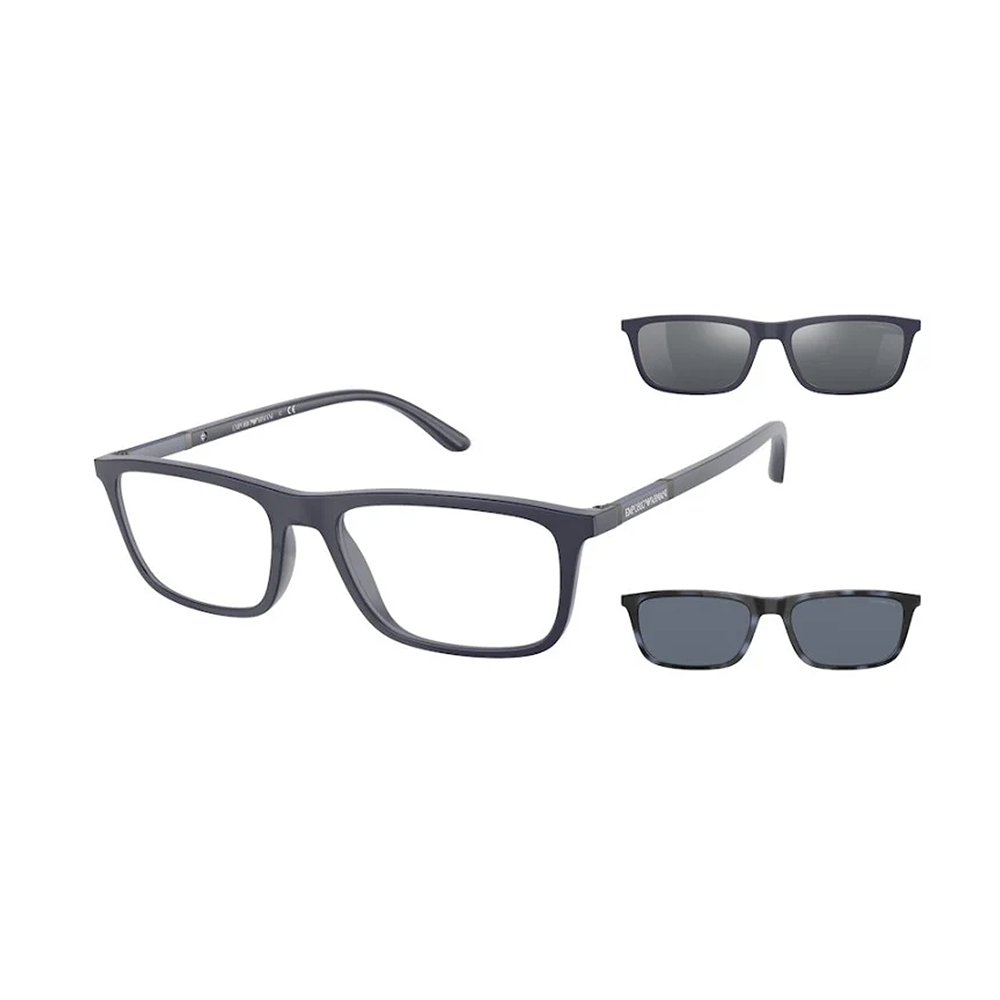 EMPORIO ARMANI Очила за сонце + 2 CLIP ON dodatka 0EA4160 50881W 55