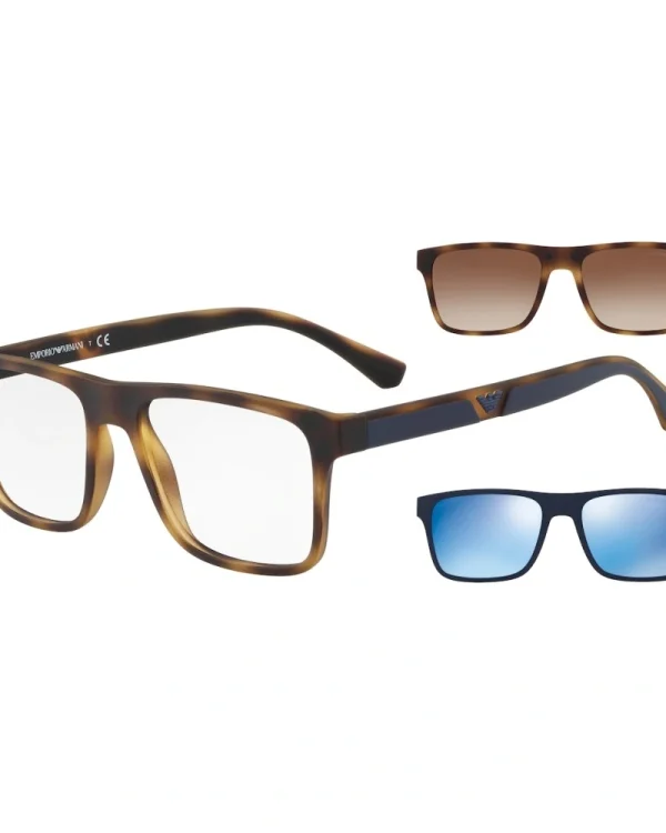 EMPORIO ARMANI Очила за сонце + 2 CLIP ON dodatka 0EA4115 50891W54