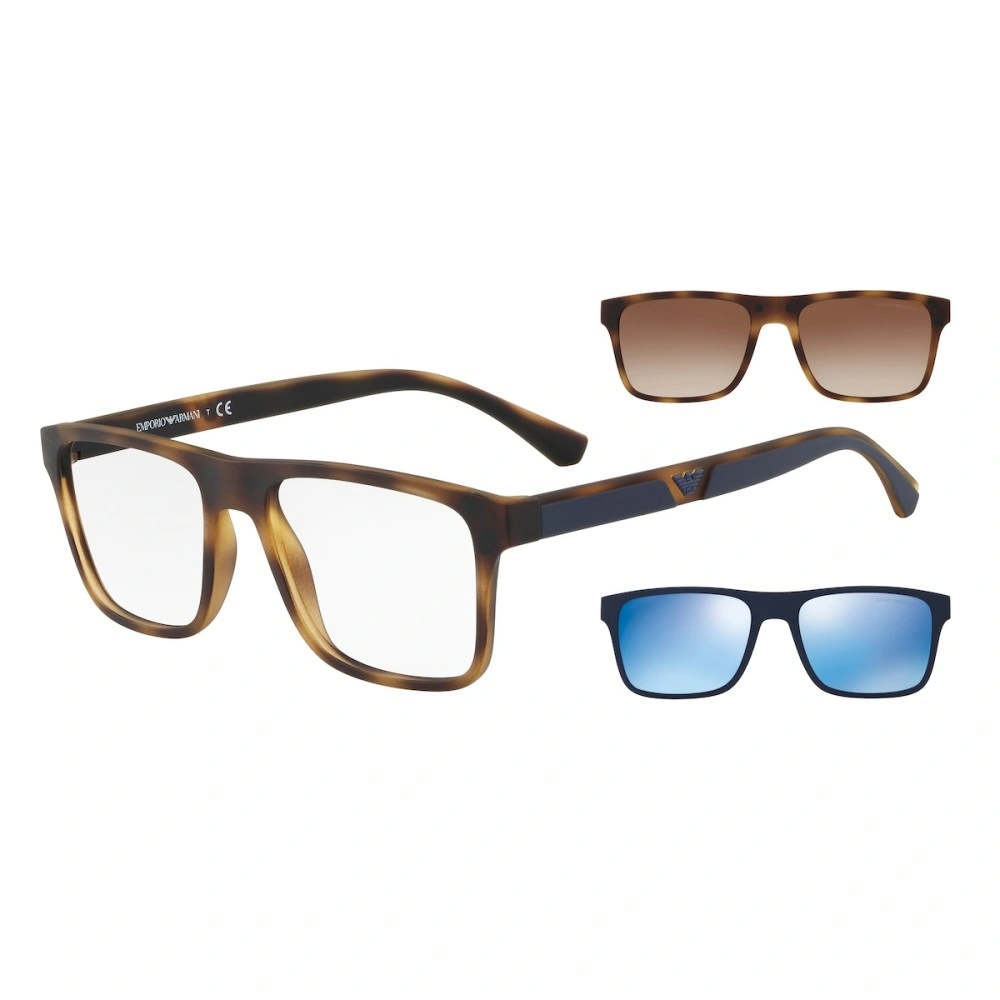 EMPORIO ARMANI Очила за сонце + 2 CLIP ON dodatka 0EA4115 50891W54